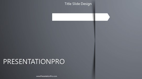 Gary Gradient Shadow PowerPoint Template title slide design