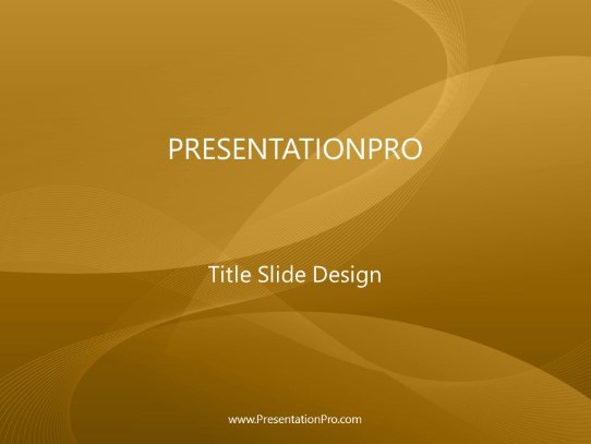 Gemini Orange PowerPoint Template title slide design