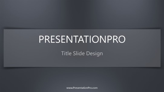 Gradient Lights Dark 01 Widescreen PowerPoint Template title slide design