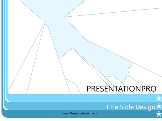 Groove PowerPoint Template title slide design