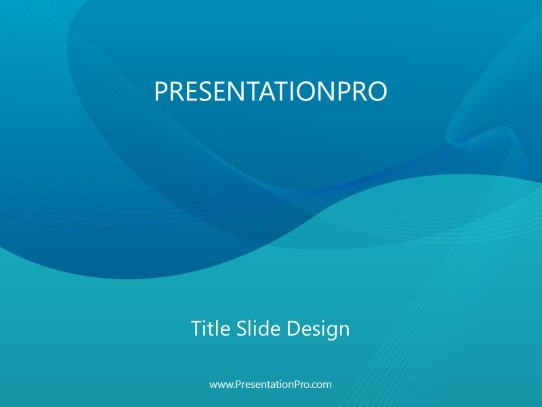 Halfandhalf Blue Abstract PowerPoint template - PresentationPro