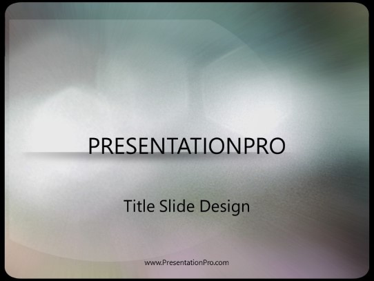 Hexbeams PowerPoint Template title slide design