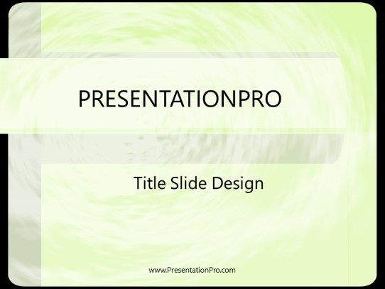 Keylime PowerPoint Template title slide design