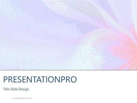 Organic Texture PowerPoint Template title slide design