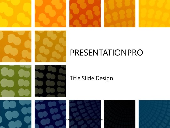 Radial Multi 01 PowerPoint Template title slide design