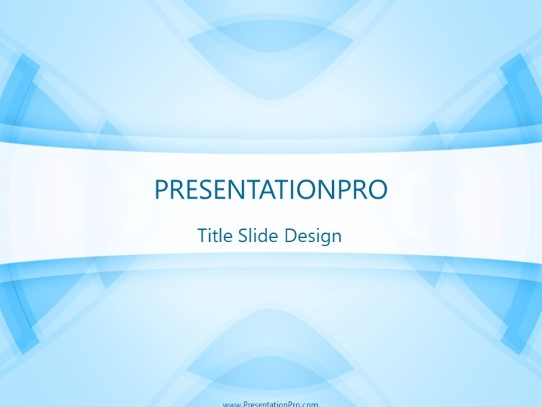 Rims Blue PowerPoint Template title slide design