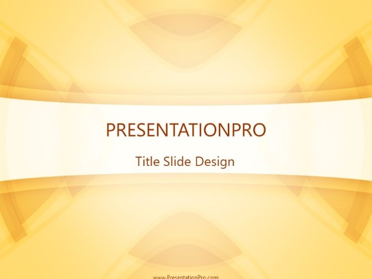Rims Orange PowerPoint Template title slide design