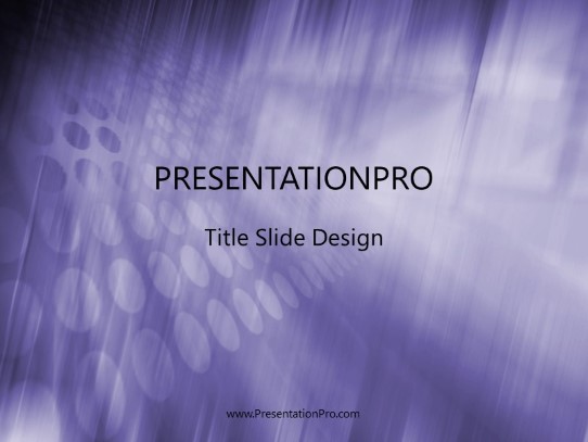 Shatter Shafts Purple PowerPoint Template title slide design
