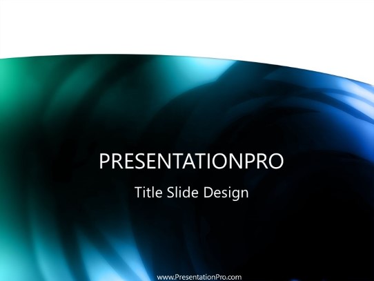 Spiro Giro PowerPoint Template title slide design
