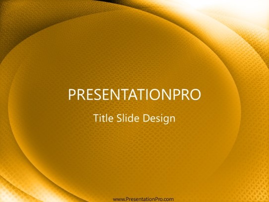 Swirlight PowerPoint Template title slide design