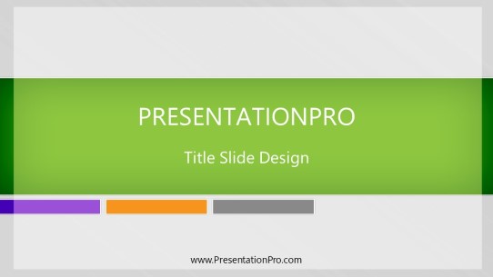 Tricolorbox 04 Widescreen PowerPoint Template title slide design