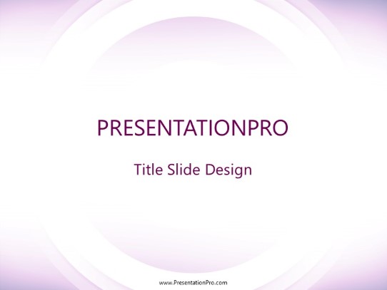 Wheels Purple PowerPoint Template title slide design