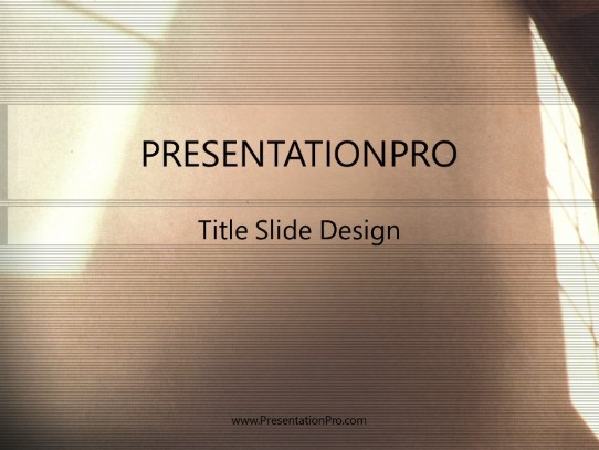 Windows PowerPoint Template title slide design