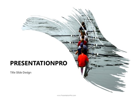 paint brush crew wide PowerPoint Template title slide design