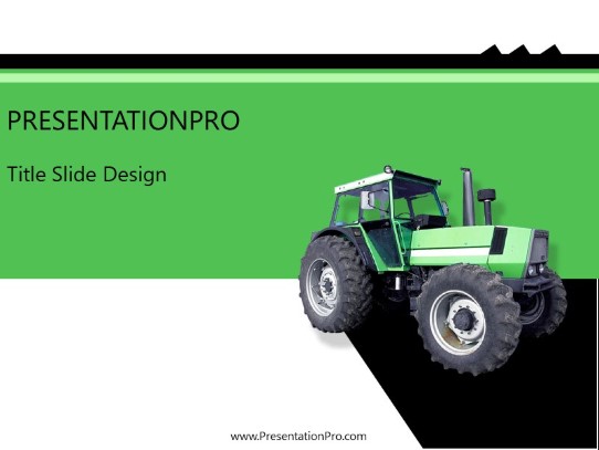 Equipment 2 PowerPoint Template title slide design