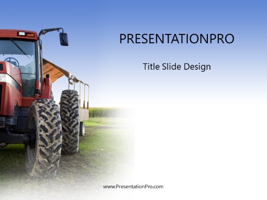Equipment 3 PowerPoint Template title slide design