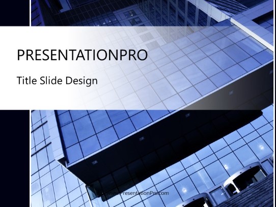 Perspective Reflection PowerPoint Template title slide design