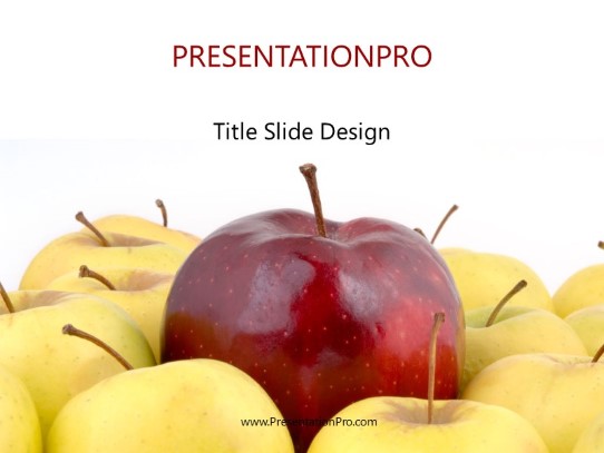 Above The Crowd PowerPoint Template title slide design