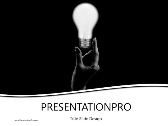 Any Idea PowerPoint Template title slide design