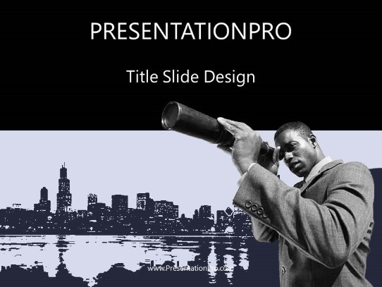 Avast PowerPoint Template title slide design