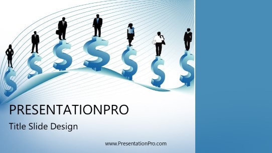Sales Force Widescreen PowerPoint Template title slide design
