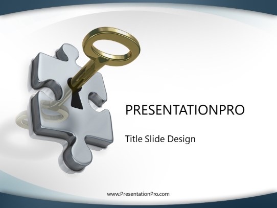security piece PowerPoint Template title slide design