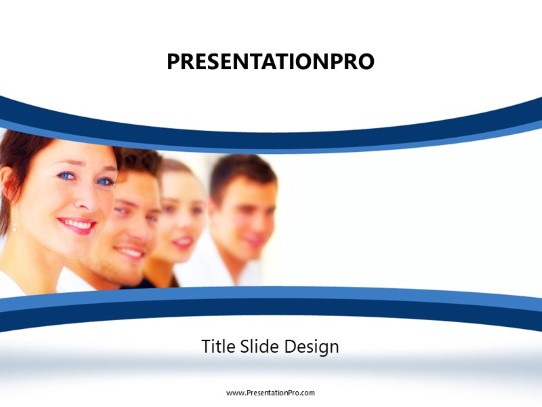 Business Blue Eyes Business PowerPoint template - PresentationPro