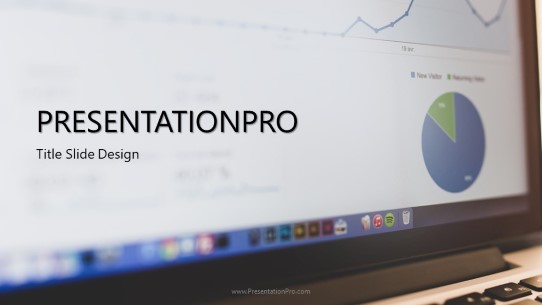 Insight Stats Widescreen PowerPoint Template title slide design