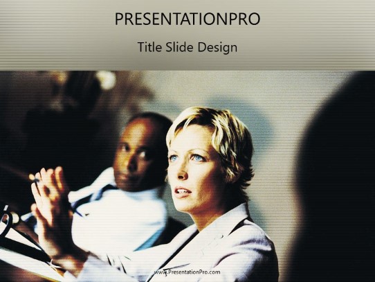 Meeting01 PowerPoint Template title slide design