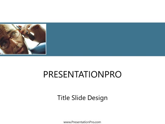 Min01 PowerPoint Template title slide design