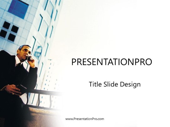Min14 PowerPoint Template title slide design