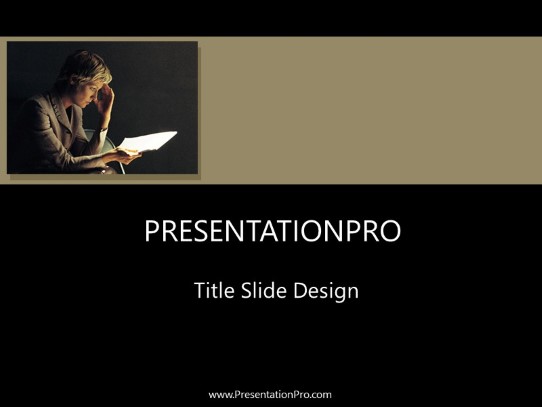 Min20 PowerPoint Template title slide design