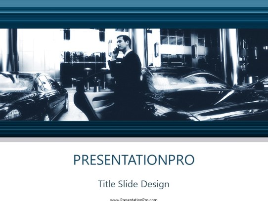 Parking Talk PowerPoint Template title slide design