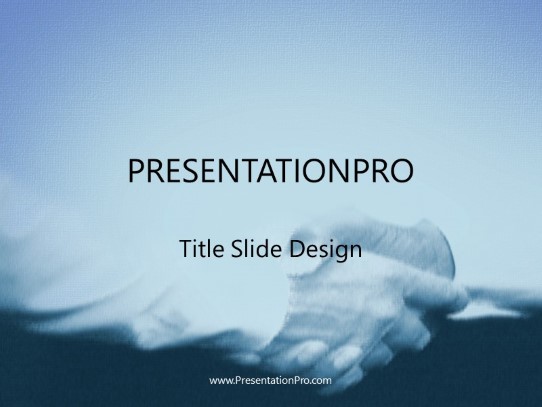 Shake1 PowerPoint Template title slide design