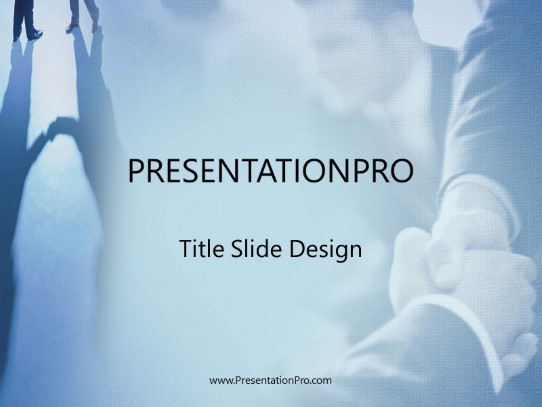 Shake2 PowerPoint Template title slide design