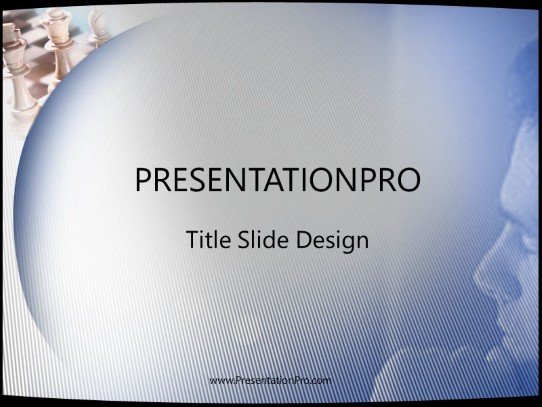 Strategy PowerPoint Template title slide design