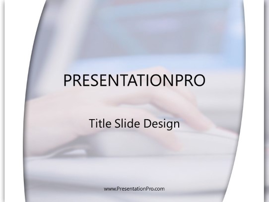Mouse PowerPoint Template title slide design