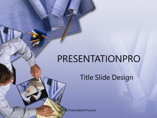Papers PowerPoint Template title slide design