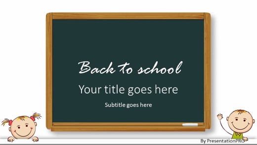 Back To School Kids Education PowerPoint template - PresentationPro