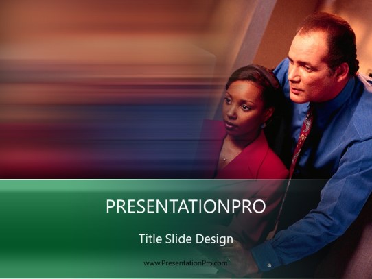 Show Me 02 Green PowerPoint Template title slide design