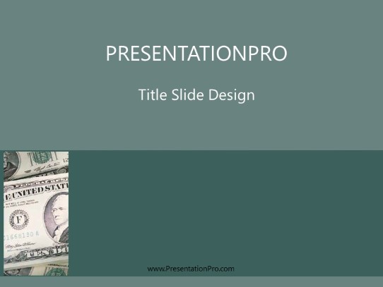 Min07 PowerPoint Template title slide design