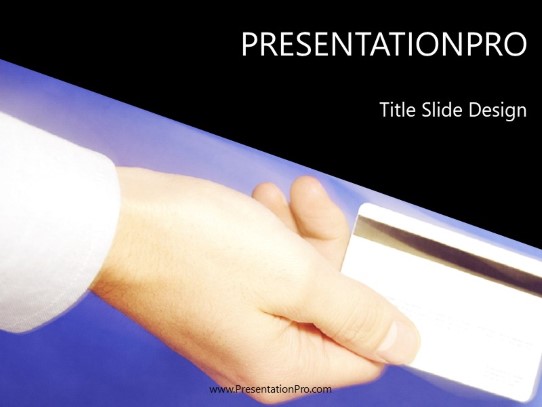 Swipe It PowerPoint Template title slide design