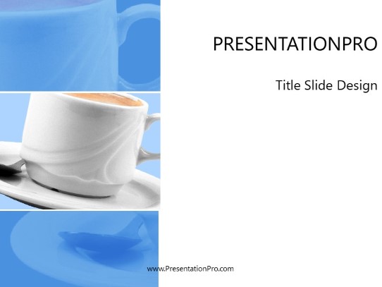 Break Time PowerPoint Template title slide design