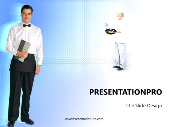 Dining PowerPoint Template title slide design