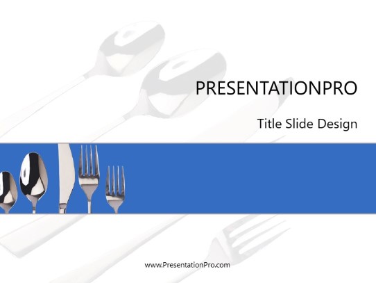 The Silver PowerPoint Template title slide design