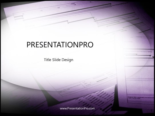 Projctplan PowerPoint Template title slide design