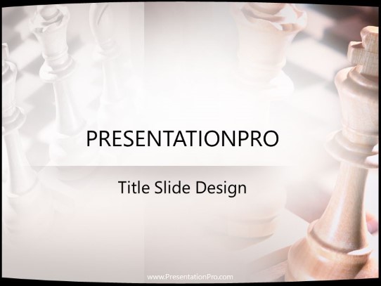 Strategy2 PowerPoint Template title slide design
