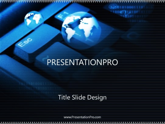 Internet Concept PowerPoint Template title slide design