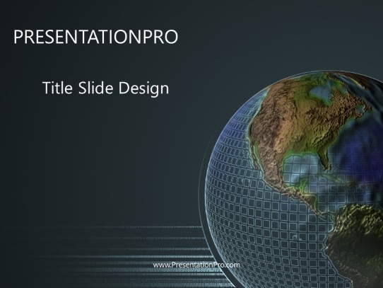 Mosaic PowerPoint Template title slide design