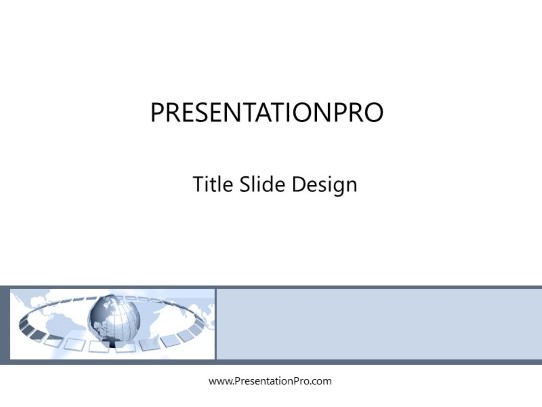 Surrounded 03 PowerPoint Template title slide design